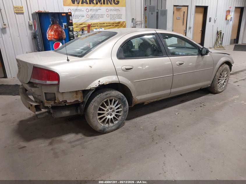 2004 Chrysler Sebring VIN 1C3EL46X84N273676 IAAI salvage auction — FRONT & REAR, Salvage (North Dakota), sold $300 on 2026-07-09 (photo 4)