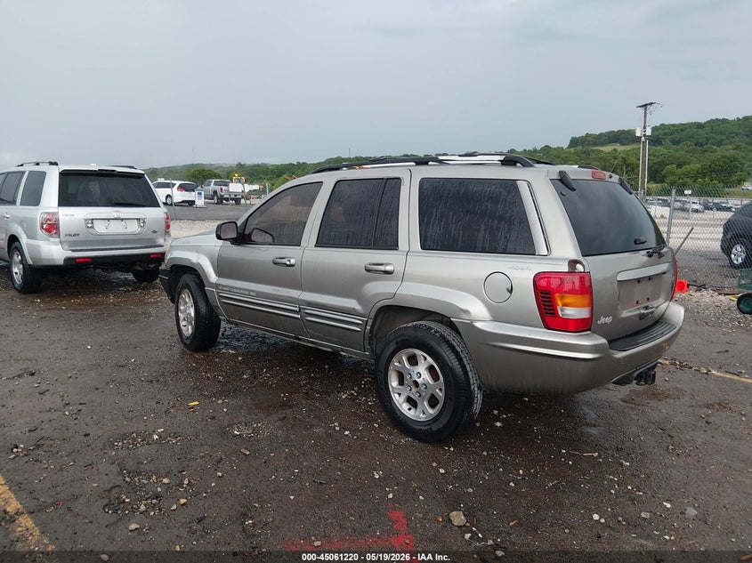 1999 Jeep Grand cherokee VIN 1J4GW68S3XC627803 IAAI salvage auction — FRONT END, Salvage (Arkansas), sold $250 on 2026-07-09 (photo 3)