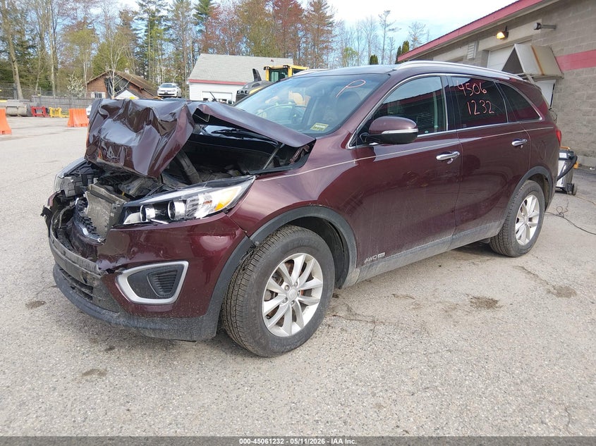 2018 Kia Sorento VIN 5XYPGDA54JG421999 IAAI salvage auction — FRONT END, Salvage (Maine), sold $2,600 on 2026-07-06 (photo 2)