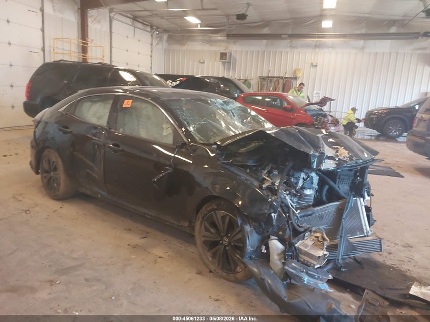 2018 Honda Civic VIN SHHFK7H50JU221919 IAAI salvage auction — BIO HAZARD, Clear (Michigan), sold $700 on 2026-07-21 (photo 1)