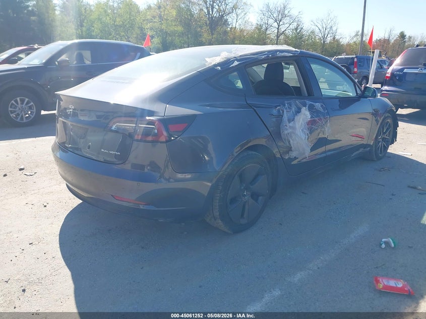 2021 Tesla Model 3 VIN 5YJ3E1EB0MF902542 IAAI salvage auction — FRONT END, Salvage (New Hampshire), sold $7,800 on 2026-07-30 (photo 4)
