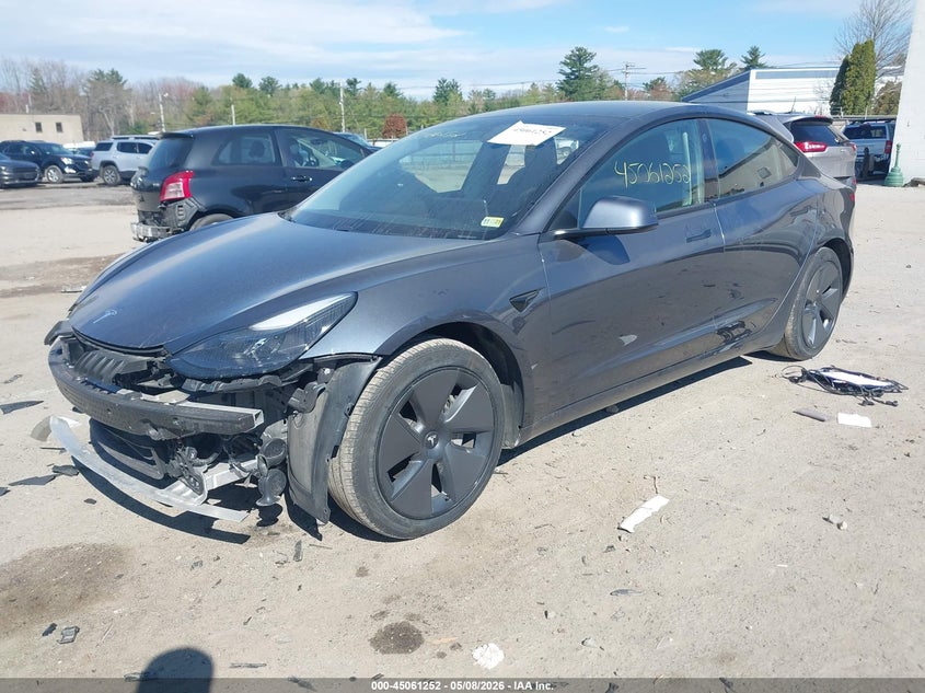 2021 Tesla Model 3 VIN 5YJ3E1EB0MF902542 IAAI salvage auction — FRONT END, Salvage (New Hampshire), sold $7,800 on 2026-07-30 (photo 2)