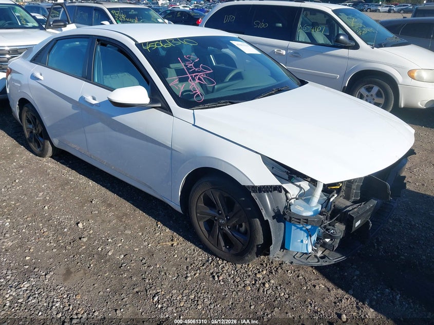 2023 Hyundai Elantra VIN 5NPLM4AG4PH104394 IAAI salvage auction — FRONT END, Salvage (Idaho), sold $4,150 on 2026-07-07 (photo 1)