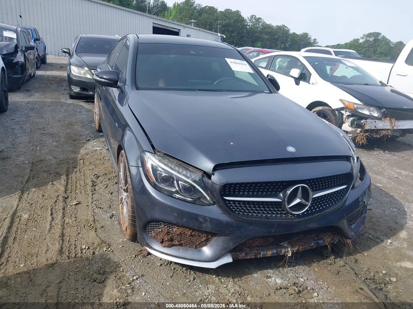2016 Mercedes-benz C-klasse amg VIN 55SWF6EBXGU117889 IAAI salvage auction — FRONT END, Salvage (Georgia), sold $7,000 on 2026-07-09 (photo 1)