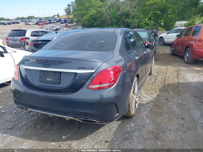 2016 Mercedes-benz C-klasse amg VIN 55SWF6EBXGU117889 IAAI salvage auction — FRONT END, Salvage (Georgia), sold $8,000 on 2026-07-28 (photo 4)