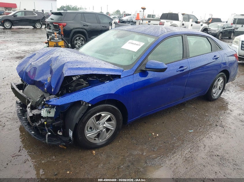 2026 Hyundai Elantra VIN KMHLL4DG7TU159738 IAAI salvage auction — FRONT & REAR, Salvage (Arkansas), sold $3,100 on 2026-07-29 (photo 2)