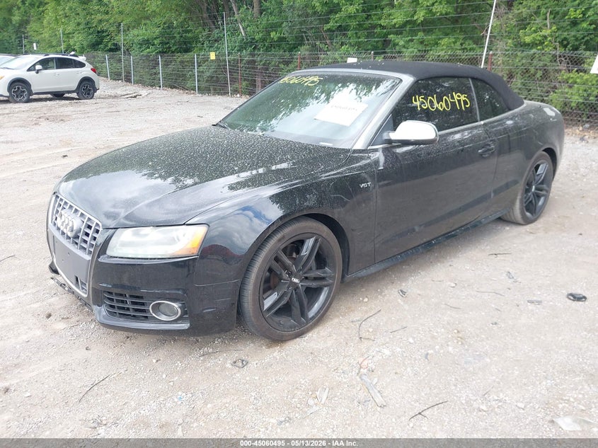 2012 Audi S5 VIN WAUVGAFH4CN008661 IAAI salvage auction — FRONT END, Salvage (Indiana), sold $2,800 on 2026-07-29 (photo 2)