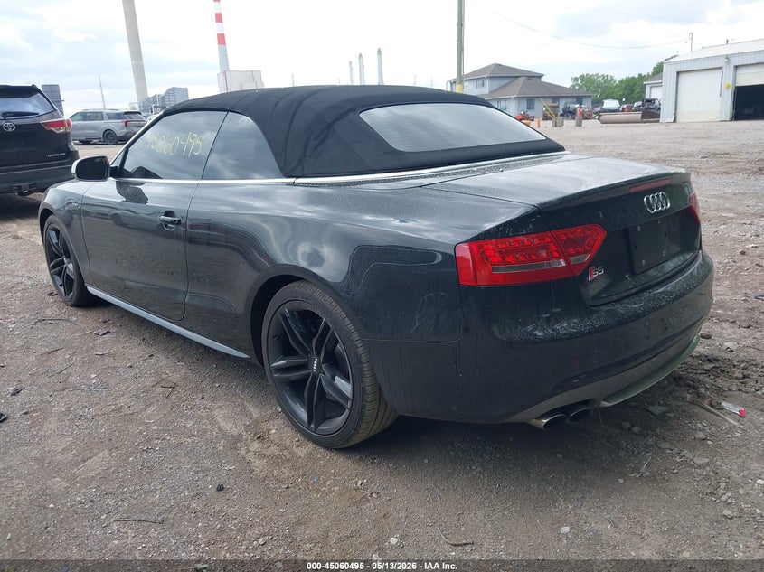 2012 Audi S5 VIN WAUVGAFH4CN008661 IAAI salvage auction — FRONT END, Salvage (Indiana), sold $2,800 on 2026-07-29 (photo 3)