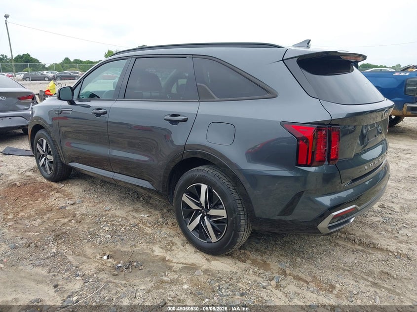 2021 Kia Sorento VIN 5XYRH4LF9MG072225 IAAI salvage auction — RIGHT SIDE, Salvage (Georgia), sold $3,800 on 2026-07-30 (photo 3)