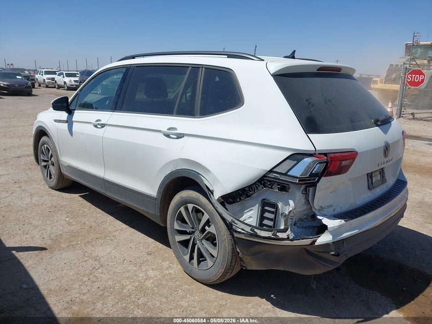 2024 Volkswagen Tiguan VIN 3VVRB7AXXRM126500 IAAI salvage auction — REAR END, Original (Texas), sold $9,725 on 2026-07-24 (photo 3)
