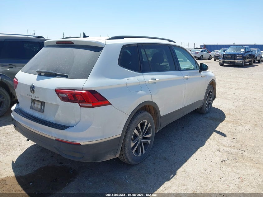 2024 Volkswagen Tiguan VIN 3VVRB7AXXRM126500 IAAI salvage auction — REAR END, Original (Texas), sold $9,725 on 2026-07-24 (photo 4)