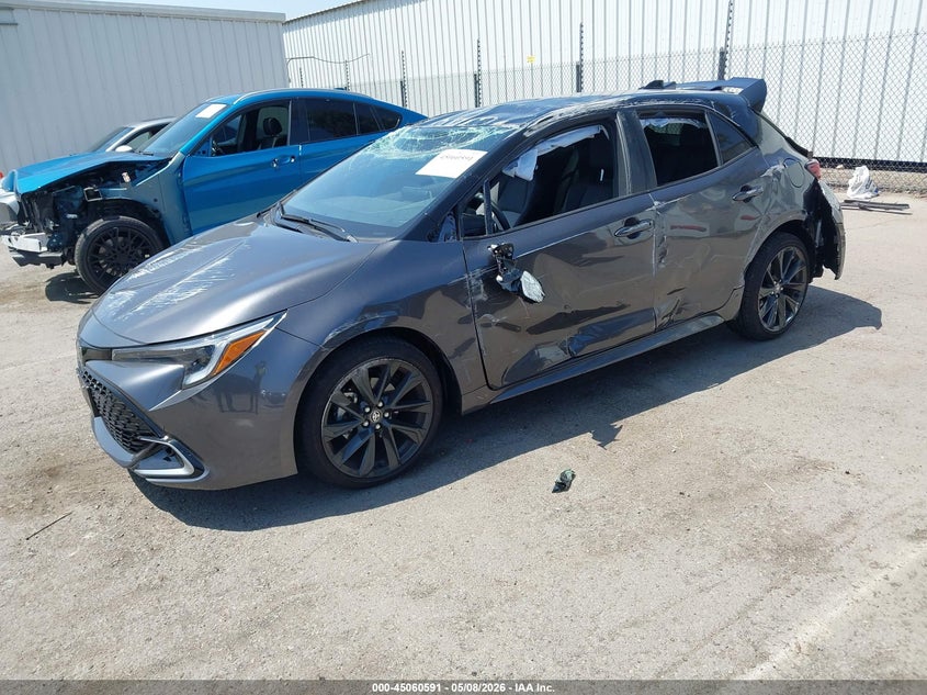 2025 Toyota Corolla VIN JTNC4MBE0S3251471 IAAI salvage auction — ROLLOVER, Salvage (California), sold $3,600 on 2026-07-13 (photo 2)