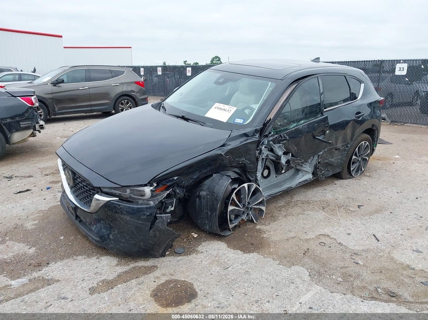 2023 Mazda Cx-5 VIN JM3KFBEM1P0267289 IAAI salvage auction — LEFT SIDE, Salvage (Texas), sold $5,950 on 2026-07-21 (photo 2)