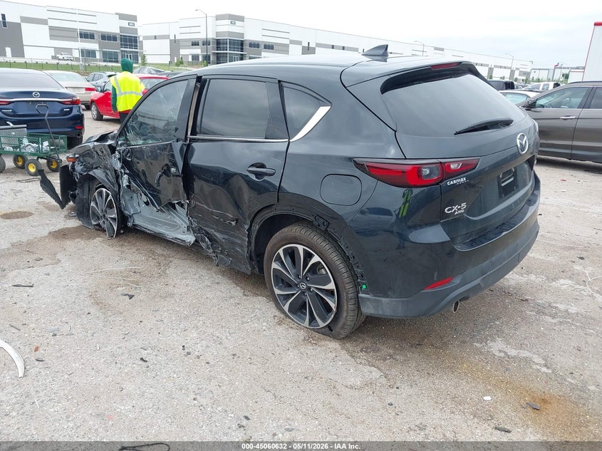 2023 Mazda Cx-5 VIN JM3KFBEM1P0267289 IAAI salvage auction — LEFT SIDE, Salvage (Texas), sold $5,950 on 2026-07-21 (photo 3)