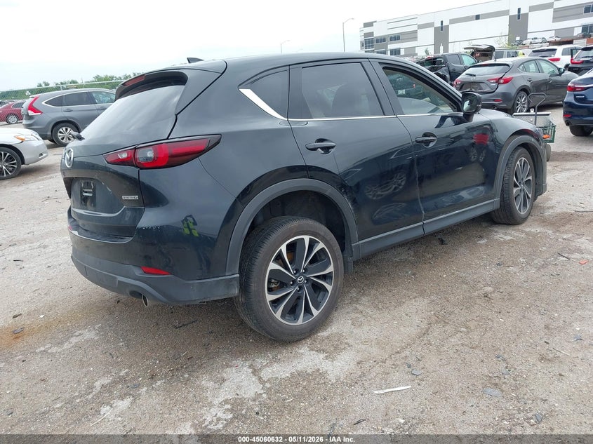 2023 Mazda Cx-5 VIN JM3KFBEM1P0267289 IAAI salvage auction — LEFT SIDE, Salvage (Texas), sold $5,950 on 2026-07-21 (photo 4)