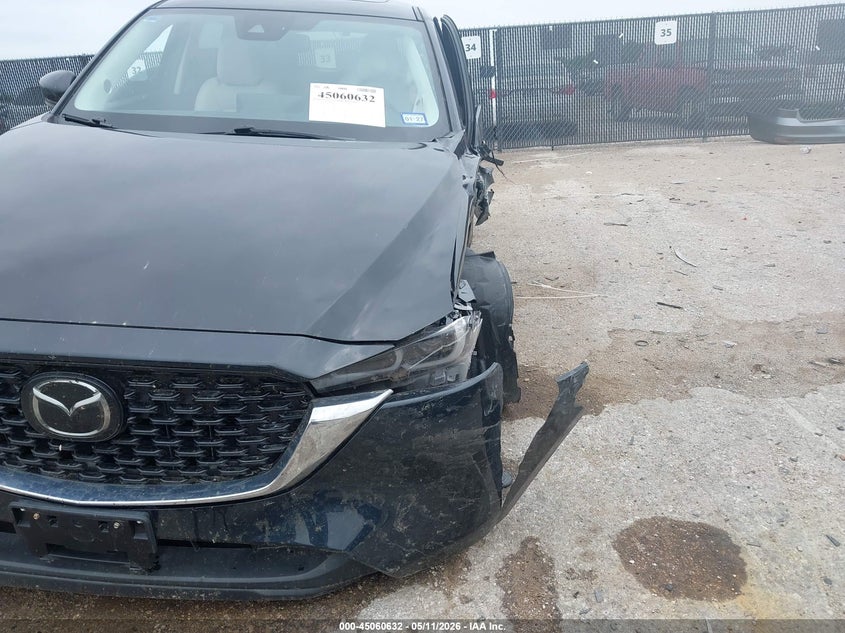 2023 Mazda Cx-5 VIN JM3KFBEM1P0267289 IAAI salvage auction — LEFT SIDE, Salvage (Texas), sold $5,950 on 2026-07-21 (photo 6)