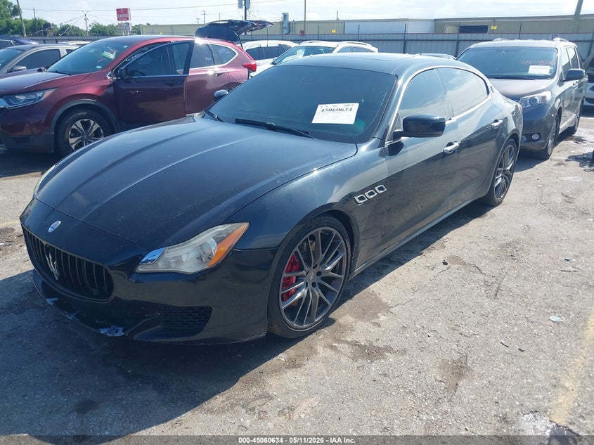2014 Maserati Quattroporte VIN ZAM56PPA1E1086430 IAAI salvage auction — SUSPENSION, Original (Texas), sold $3,850 on 2026-07-22 (photo 2)