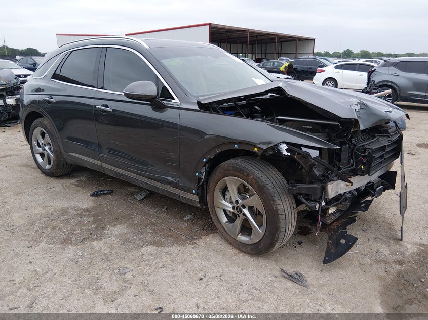 2026 Genesis Gv70 VIN KMUMADTB0TU229453 IAAI salvage auction — FRONT END, Salvage (Texas), sold $11,575 on 2026-07-14 (photo 1)
