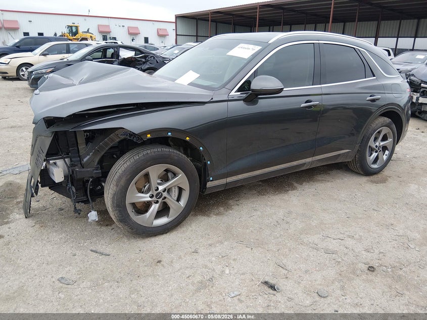 2026 Genesis Gv70 VIN KMUMADTB0TU229453 IAAI salvage auction — FRONT END, Salvage (Texas), sold $11,575 on 2026-07-14 (photo 2)