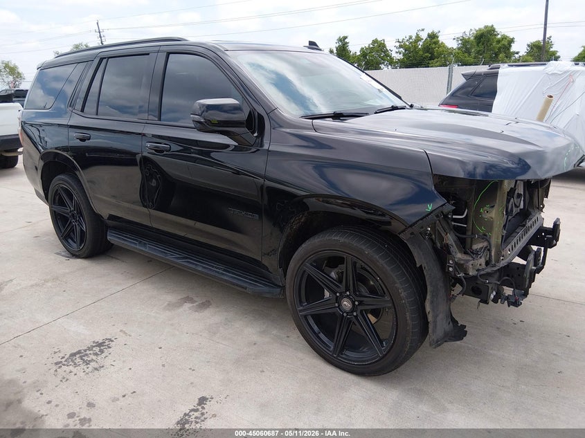 2024 Chevrolet Tahoe VIN 1GNSCRKD1RR169500 IAAI salvage auction — LEFT SIDE, Original (Texas), sold $22,750 on 2026-07-20 (photo 1)