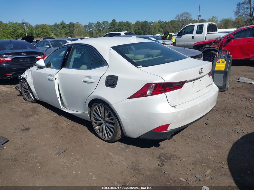 2014 Lexus Is VIN JTHCF1D28E5011639 IAAI salvage auction — ROLLOVER, Mv-907A (New York), sold $725 on 2026-07-14 (photo 3)