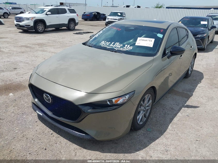 2024 Mazda 3 VIN JM1BPBYYXR1705874 IAAI salvage auction — REAR END, Original (Texas), sold $7,100 on 2026-07-12 (photo 2)