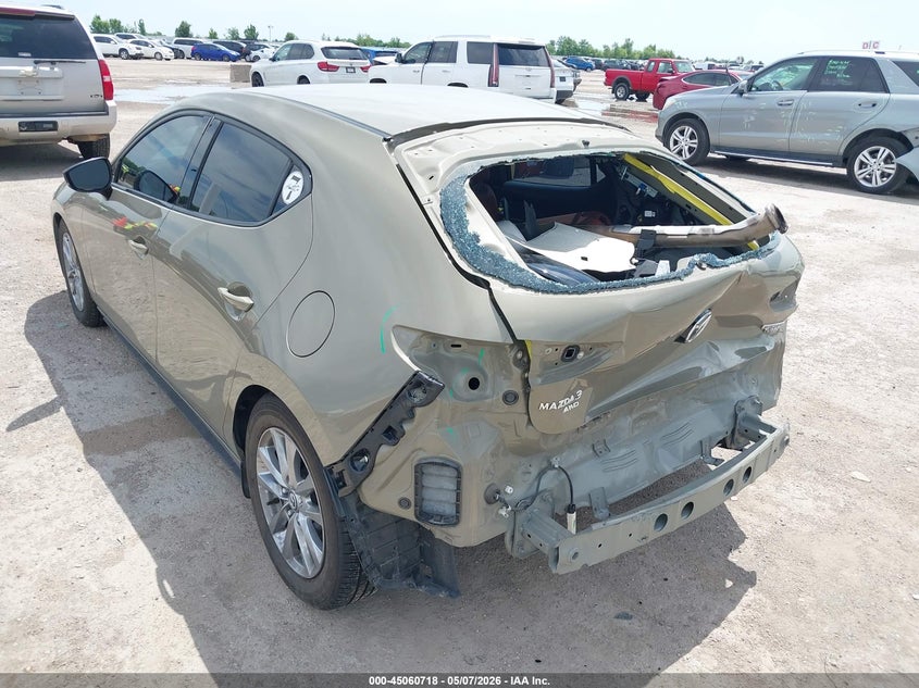 2024 Mazda 3 VIN JM1BPBYYXR1705874 IAAI salvage auction — REAR END, Original (Texas), sold $7,100 on 2026-07-12 (photo 3)