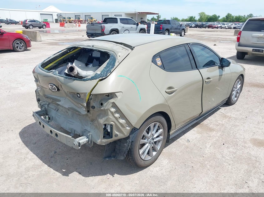 2024 Mazda 3 VIN JM1BPBYYXR1705874 IAAI salvage auction — REAR END, Original (Texas), sold $7,100 on 2026-07-12 (photo 4)