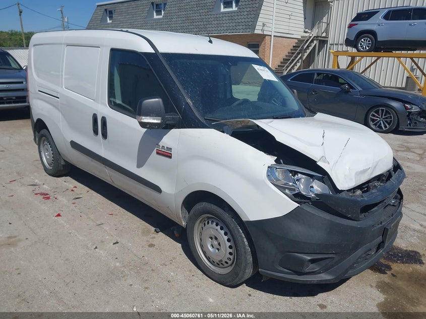 2019 Ram Promaster city VIN ZFBHRFAB4K6N53135 IAAI salvage auction — FRONT END, Salvage (Illinois), sold $1,625 on 2026-07-14 (photo 1)