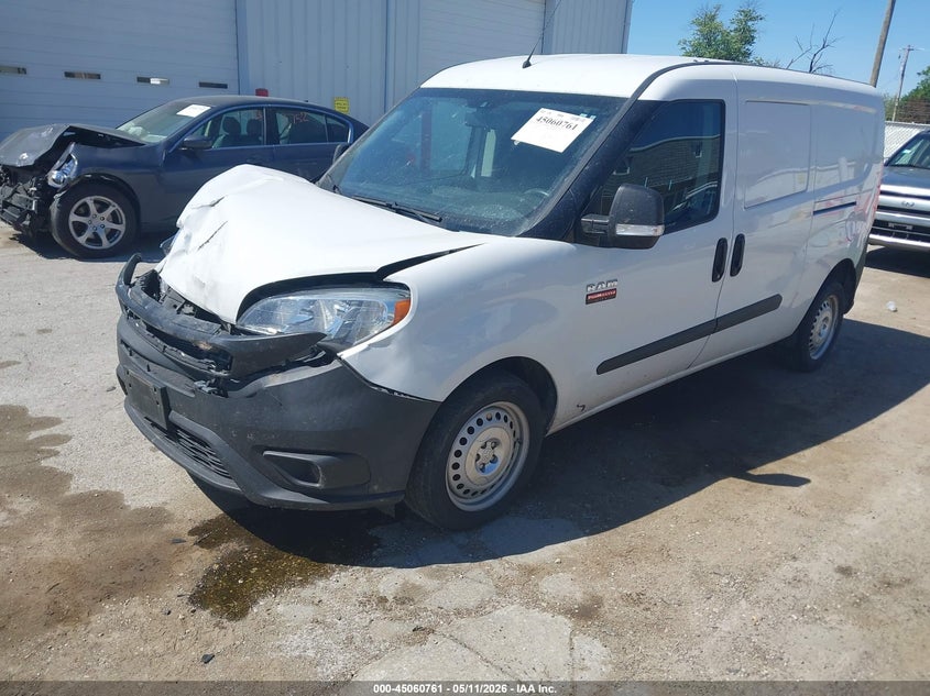 2019 Ram Promaster city VIN ZFBHRFAB4K6N53135 IAAI salvage auction — FRONT END, Salvage (Illinois), sold $1,625 on 2026-07-14 (photo 2)