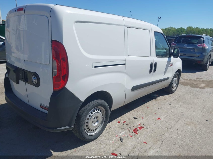 2019 Ram Promaster city VIN ZFBHRFAB4K6N53135 IAAI salvage auction — FRONT END, Salvage (Illinois), sold $1,625 on 2026-07-14 (photo 4)