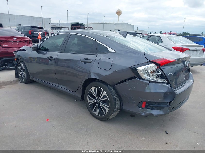 2018 Honda Civic VIN JHMFC1F74JX004880 IAAI salvage auction — FRONT & REAR, Original (Texas), sold $4,500 on 2026-07-30 (photo 3)