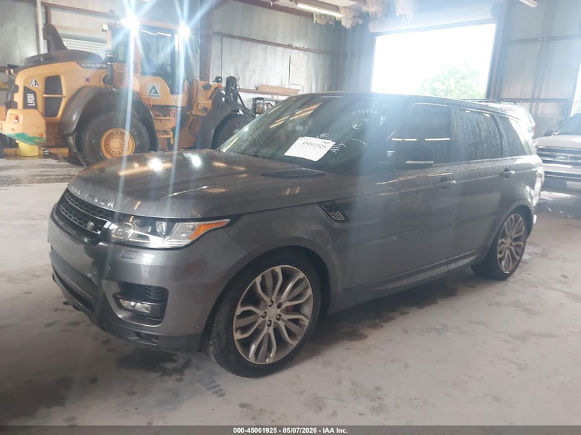 2015 Land rover Range rover sport VIN SALWR2TF1FA534972 IAAI salvage auction — RIGHT FRONT, Original (West Virginia), sold $5,600 on 2026-07-08 (photo 2)