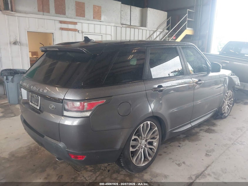2015 Land rover Range rover sport VIN SALWR2TF1FA534972 IAAI salvage auction — RIGHT FRONT, Original (West Virginia), sold $5,600 on 2026-07-08 (photo 4)