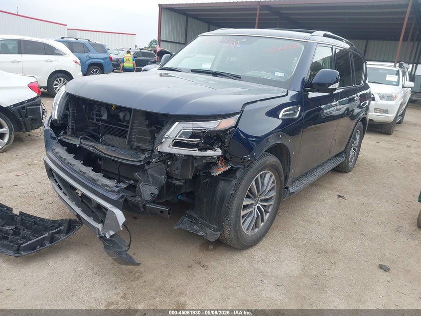 2023 Nissan Armada VIN JN8AY2BA6P9401013 IAAI salvage auction — FRONT END, Original (Texas), sold $16,000 on 2026-07-07 (photo 2)