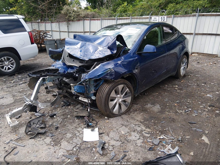 2022 Tesla Model y VIN 7SAYGAEE2NF426650 IAAI salvage auction — FRONT END, Salvage (Georgia), sold $5,150 on 2026-09-05 (photo 2)