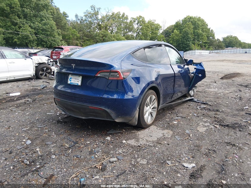 2022 Tesla Model y VIN 7SAYGAEE2NF426650 IAAI salvage auction — FRONT END, Salvage (Georgia), sold $5,150 on 2026-09-05 (photo 4)