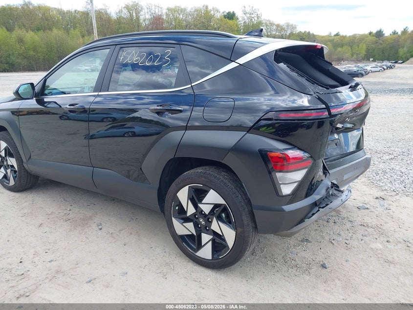 2026 Hyundai Kona VIN KM8HECA33TU344378 IAAI salvage auction — REAR END, Salvage (Massachusetts), sold $7,550 on 2026-07-28 (photo 3)