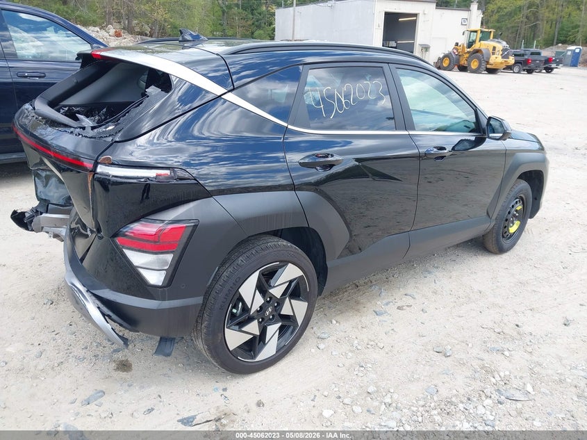 2026 Hyundai Kona VIN KM8HECA33TU344378 IAAI salvage auction — REAR END, Salvage (Massachusetts), sold $7,550 on 2026-07-28 (photo 4)