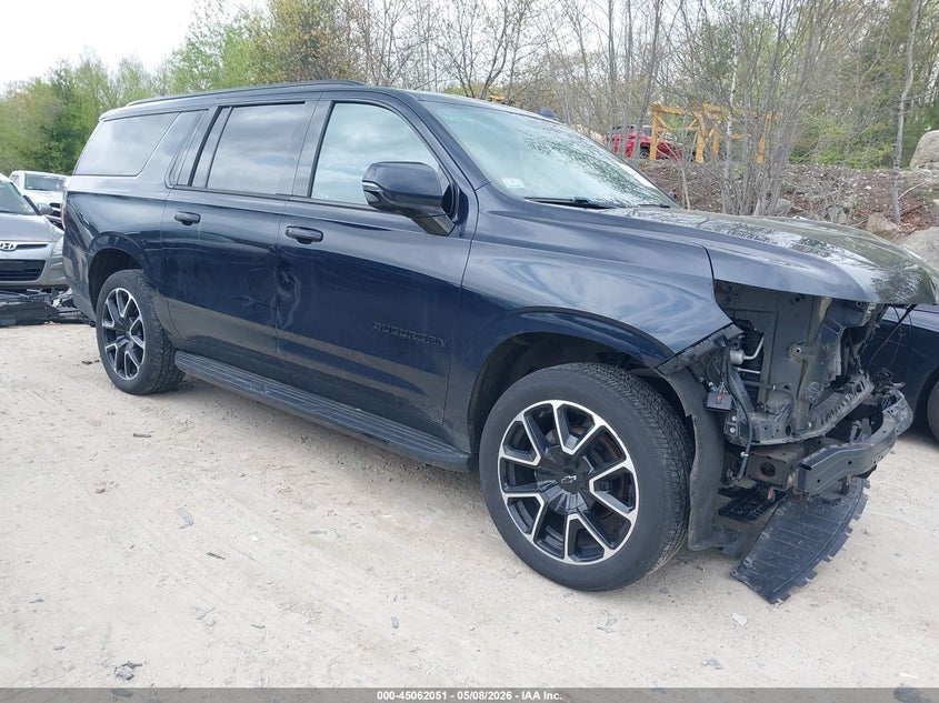 2021 Chevrolet Suburban VIN 1GNSKEKD8MR349898 IAAI salvage auction — FRONT END, Salvage (Massachusetts), sold $13,700 on 2026-07-28 (photo 1)