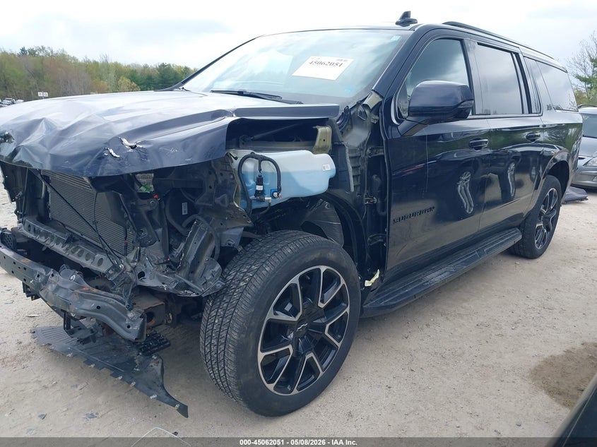 2021 Chevrolet Suburban VIN 1GNSKEKD8MR349898 IAAI salvage auction — FRONT END, Salvage (Massachusetts), sold $13,700 on 2026-07-28 (photo 2)