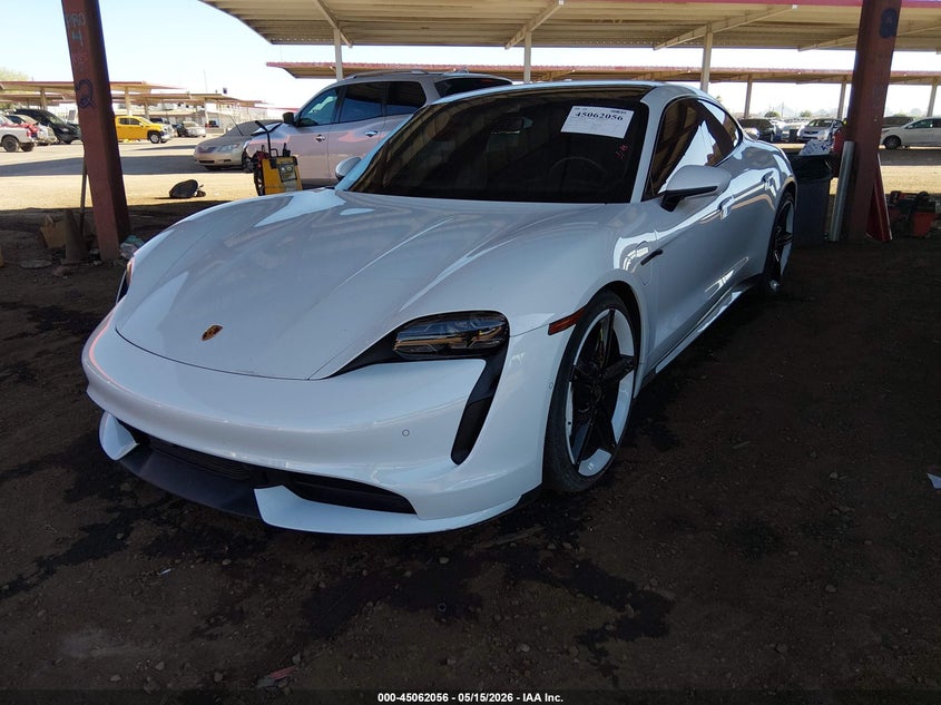 2020 Porsche Taycan VIN WP0AC2Y17LSA72121 IAAI salvage auction — LEFT REAR, Salvage (Arizona), sold $30,950 on 2026-07-16 (photo 2)