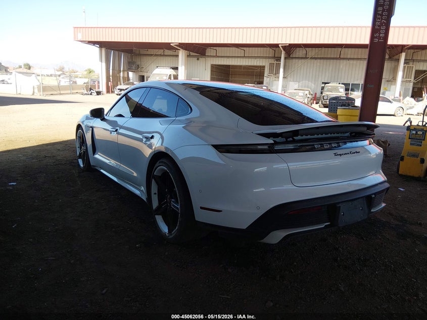 2020 Porsche Taycan VIN WP0AC2Y17LSA72121 IAAI salvage auction — LEFT REAR, Salvage (Arizona), sold $30,950 on 2026-07-16 (photo 3)