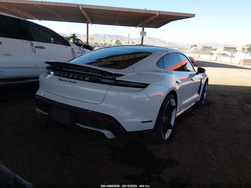 2020 Porsche Taycan VIN WP0AC2Y17LSA72121 IAAI salvage auction — LEFT REAR, Salvage (Arizona), sold $30,950 on 2026-07-16 (photo 4)