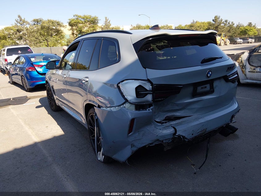 2024 BMW X3 m VIN 5YM13EC07R9U77710 IAAI salvage auction — LEFT REAR, Salvage (California), sold $39,700 on 2026-07-06 (photo 3)