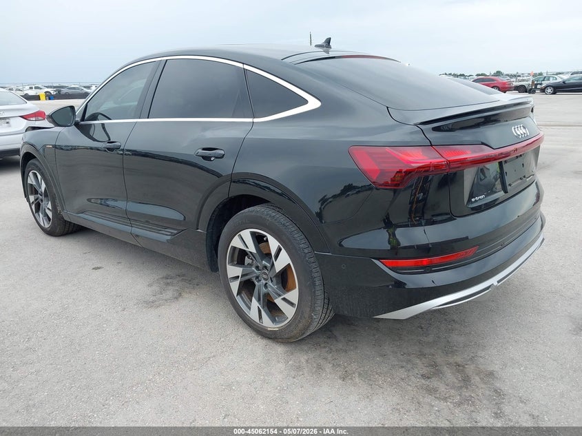 2022 Audi E-tron sportback VIN WA12AAGEXNB032358 IAAI salvage auction — FRONT END, Original (Texas), sold $14,300 on 2026-07-16 (photo 3)