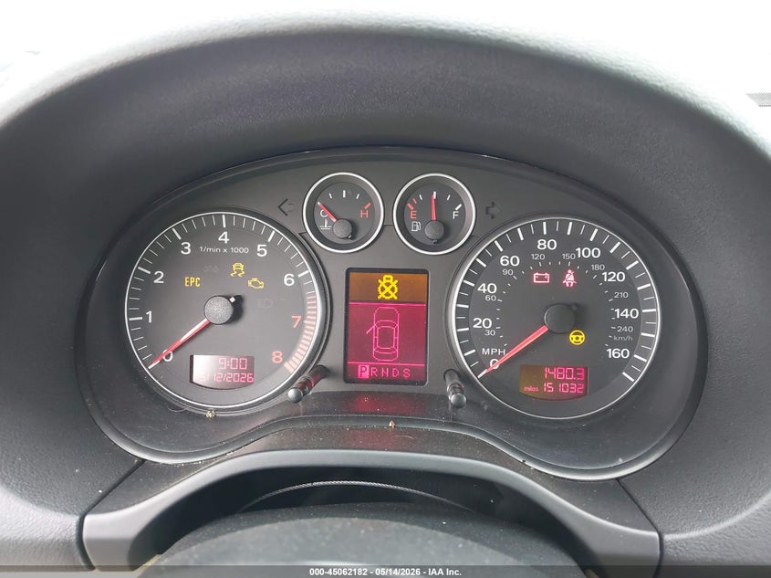 2006 Audi A3 VIN WAUNF68P96A001088 IAAI salvage auction — FRONT END, Clear - Dealer Only (California), sold $725 on 2026-07-15 (photo 7)