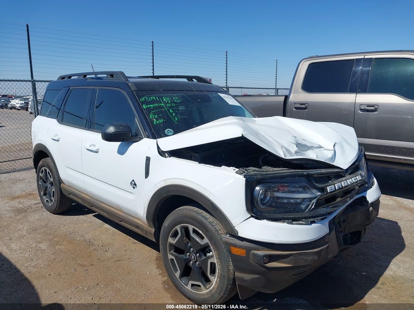 2024 Ford Bronco sport VIN 3FMCR9C68RRE12487 IAAI salvage auction — FRONT END, Original (Texas), sold $4,550 on 2026-07-09 (photo 1)