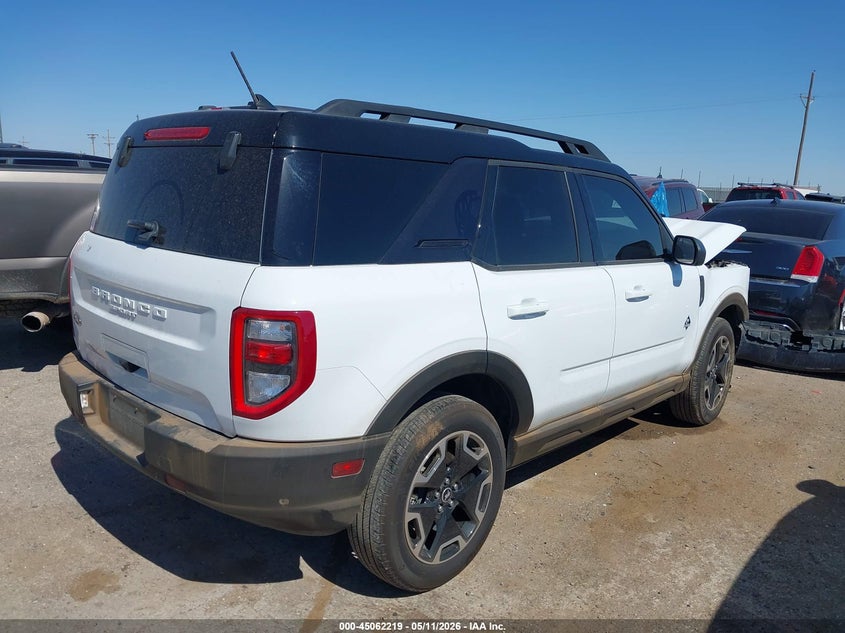 2024 Ford Bronco sport VIN 3FMCR9C68RRE12487 IAAI salvage auction — FRONT END, Original (Texas), sold $4,550 on 2026-07-09 (photo 4)