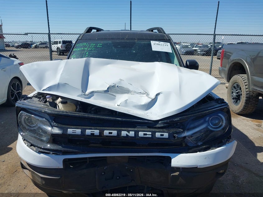 2024 Ford Bronco sport VIN 3FMCR9C68RRE12487 IAAI salvage auction — FRONT END, Original (Texas), sold $4,550 on 2026-07-09 (photo 6)